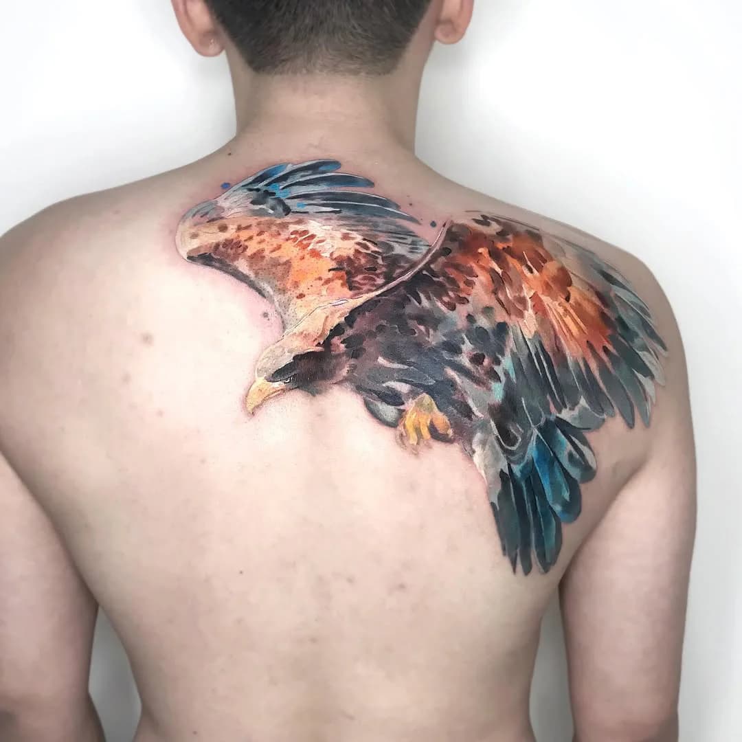 台北Tattooist-山紘 | 水彩刺青、煙霧、寫實、蠟筆風格